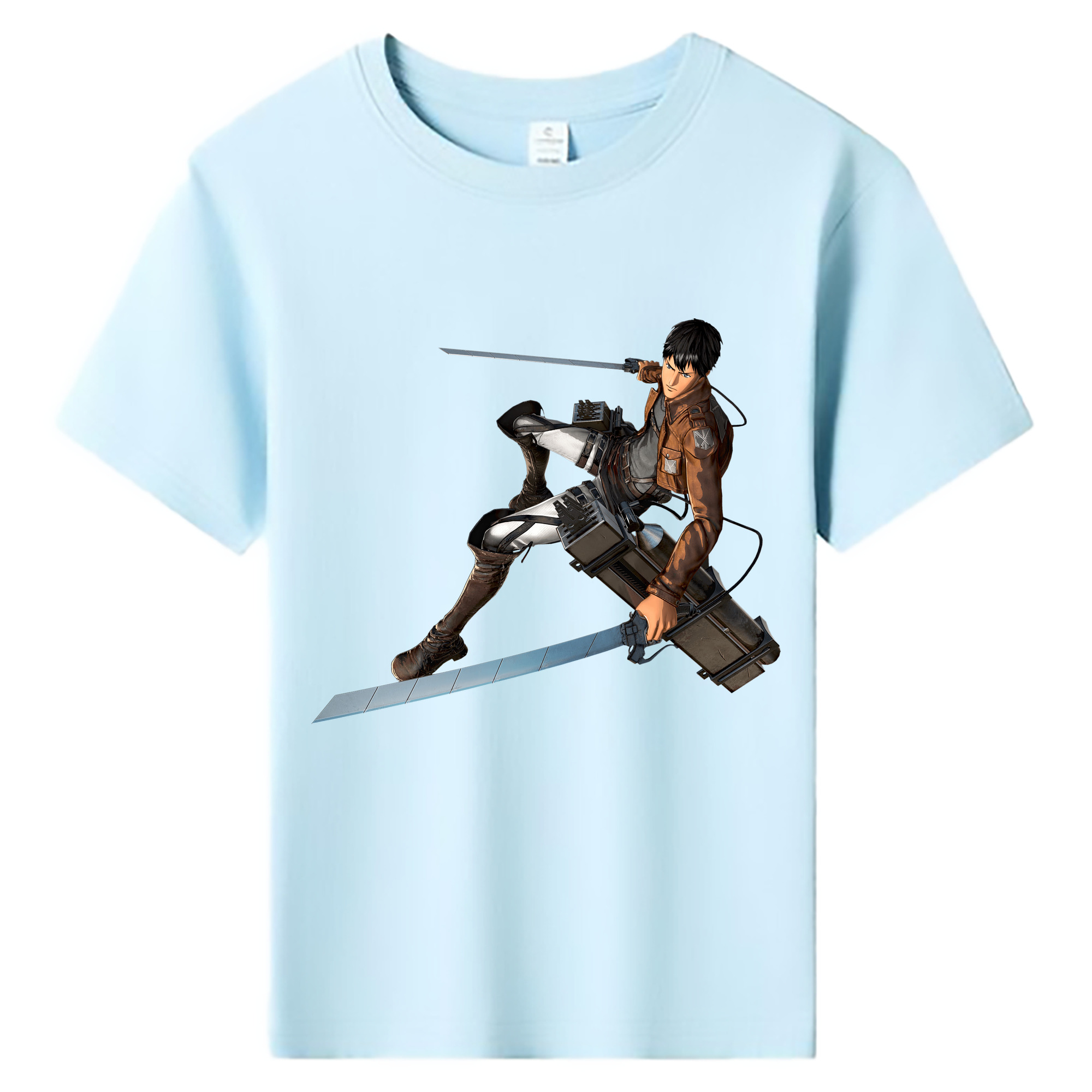 （画像用） 進撃の巨人 ベルトルト・フーバー Attack on Titan Bertholdt Hoover 綿100％キッズTシャツ（フロントプリント）